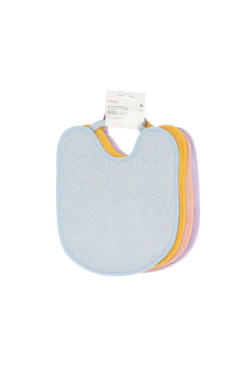 Pack 4 Baberos Rizo Blue/Mustard/Rosa/Malva TUTETE