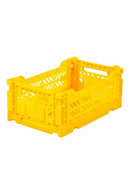 Caja plegable pequeña amarillo LILLEMOR