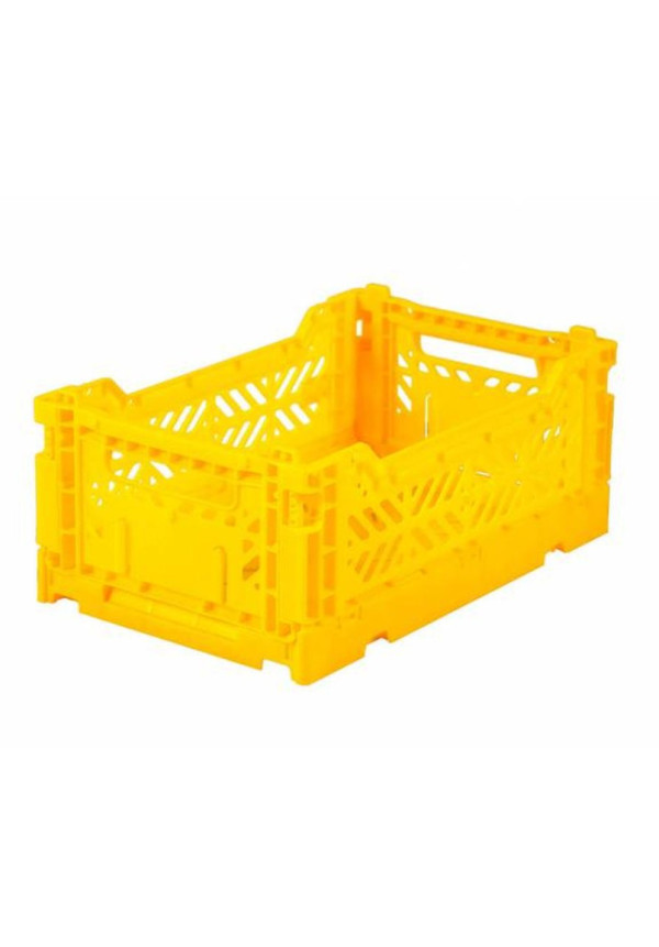 Caja plegable pequeña amarillo LILLEMOR