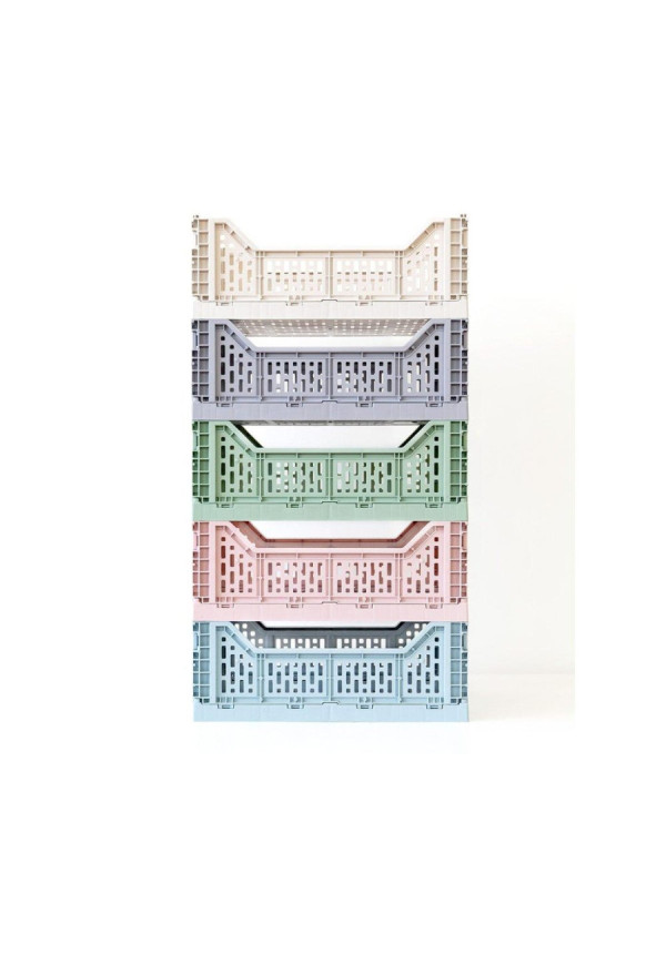 Caja plegable mediana Old Rose MONNEKA