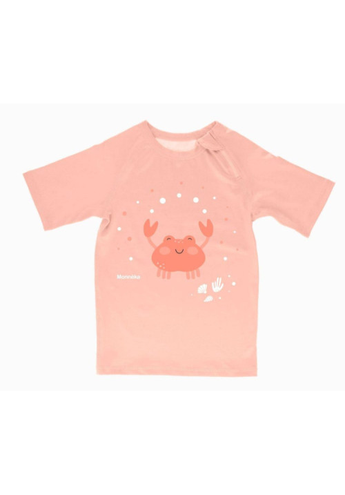 Camiseta protección solar crab coral MONNEKA