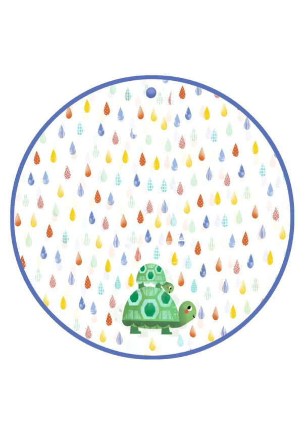 Poncho de lluvia tortuga DJECO