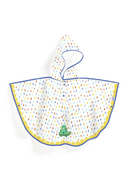 Poncho de lluvia tortuga DJECO
