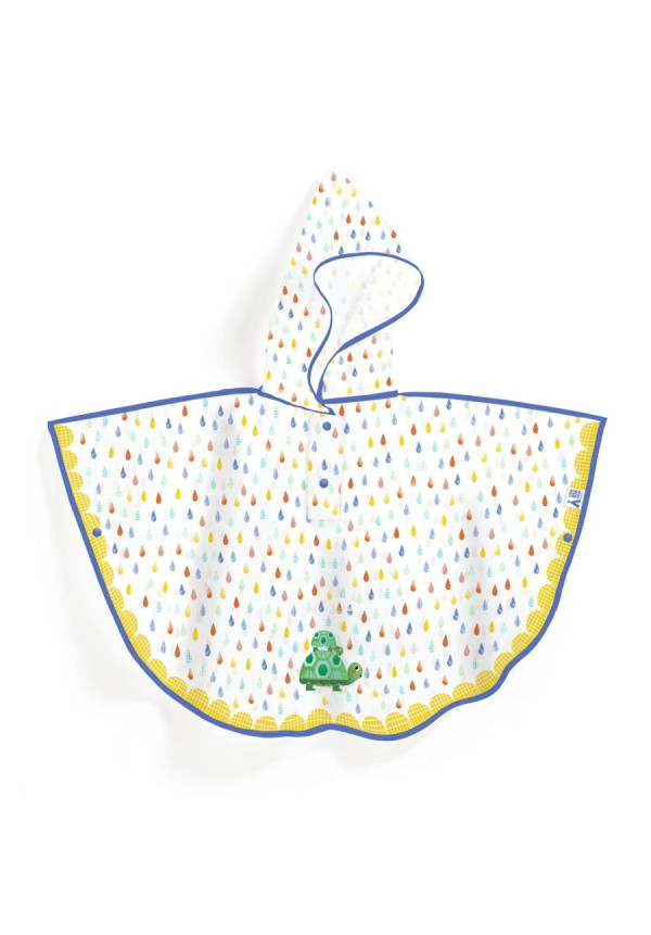 Poncho de lluvia tortuga DJECO