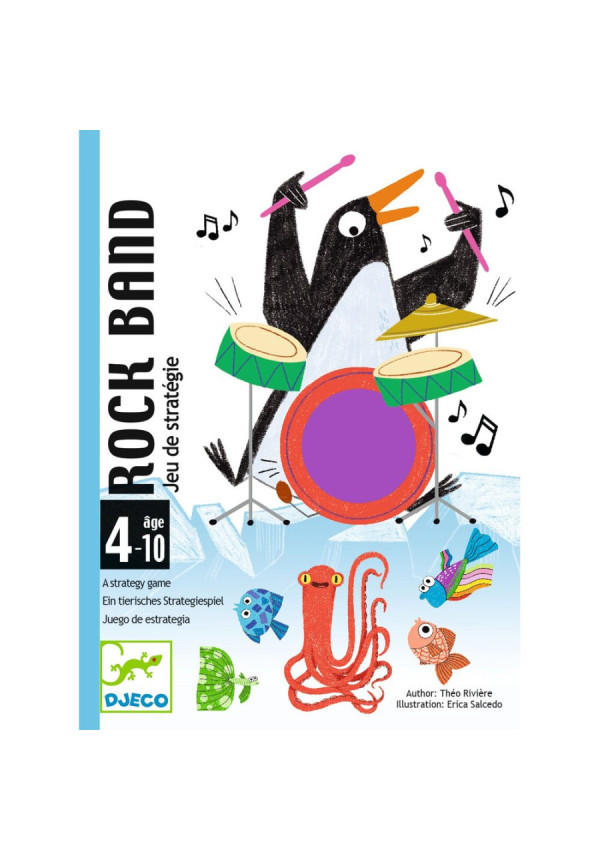 Rock Band juego de cartas DJECO