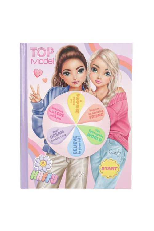 Libro de estados de ánimo para colorear con luz Top Model BY DEPESCHE