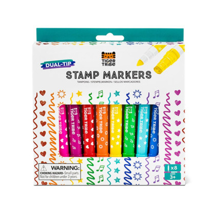 Dual Tip Stamp Markers TIGER TRIBE