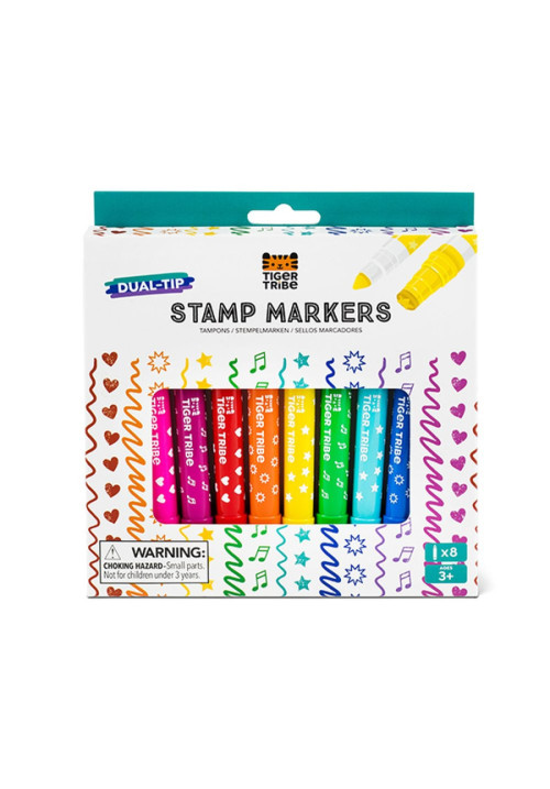 Dual Tip Stamp Markers TIGER TRIBE