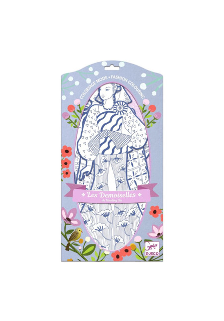 Figuras para colorear Laura & sus amigas DJECO