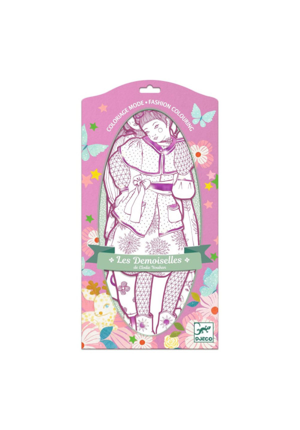 Figuras para colorear Rosemary & sus amigas DJECO