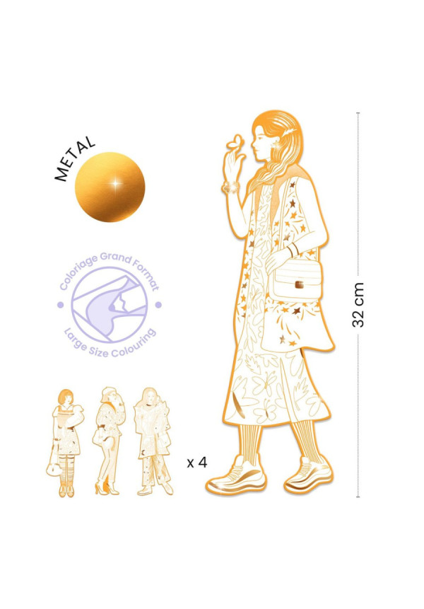 Figuras para colorear Scout& sus amigas DJECO