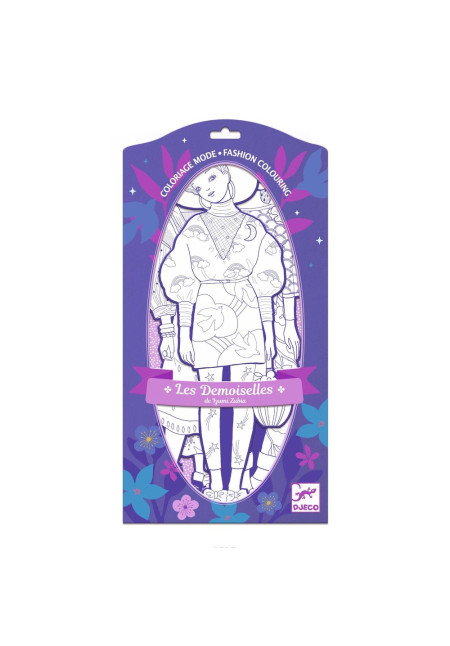 Figuras para colorear Zaho & sus amigas DJECO