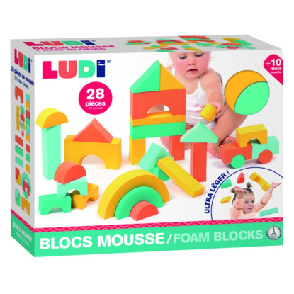 Conjunto construcción espuma LUDI 