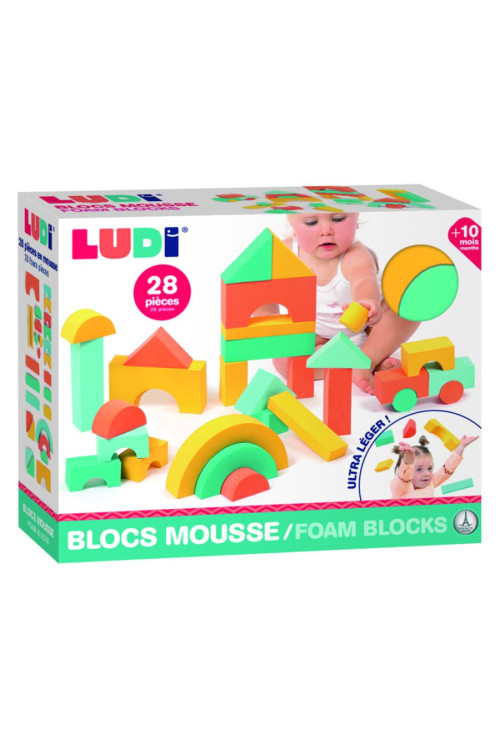 Conjunto construcción espuma LUDI 