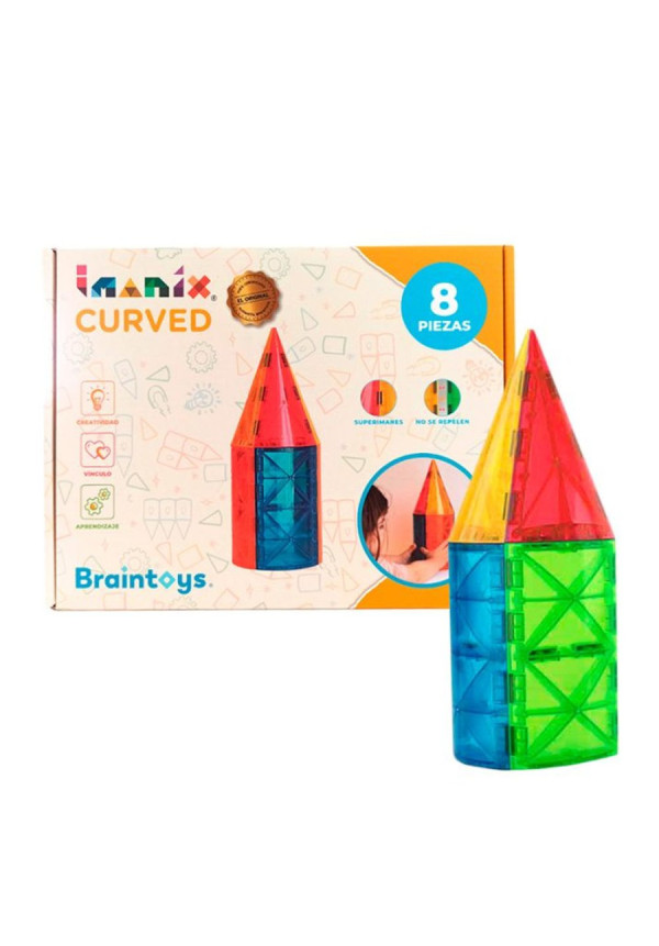 Imanix curved 8 piezas BRAINTOYS