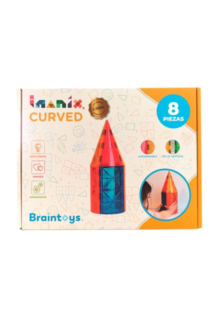 Imanix curved 8 piezas BRAINTOYS