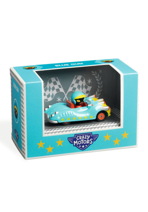 Crazy Motors Blue Gun DJECO