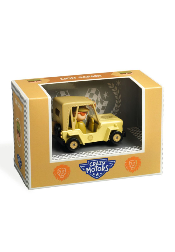 Crazy Motors Lion Safari DJECO