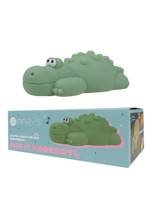 Lámpara de noche LED cocodrilo MARY'S
