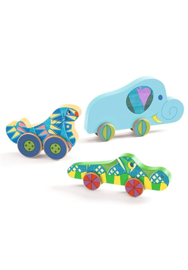 Encajable Puzz & Roll Bariolo DJECO
