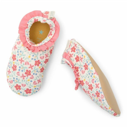 Zapatillas antideslizantes flowers LITTLE DUTCH