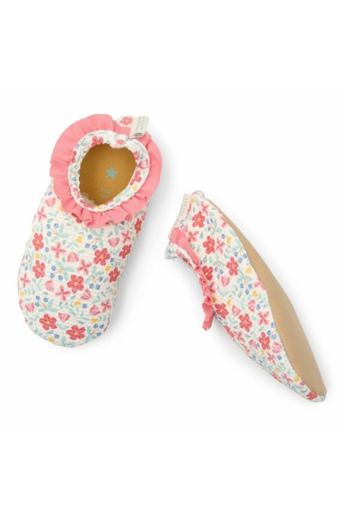 Zapatillas antideslizantes flowers LITTLE DUTCH