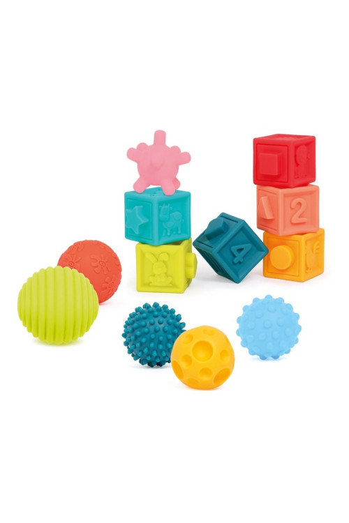 Conjunto 6 bolas 6 cubos LUDI