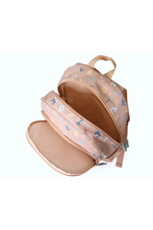 Mochila Mediana Funny Letters + Llavero TUTETE