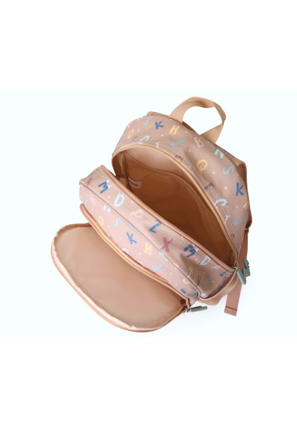 Mochila Mediana Funny Letters + Llavero TUTETE
