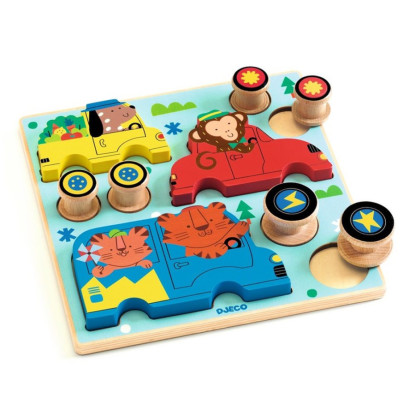Encajable Puzz & roll Color DJECO
