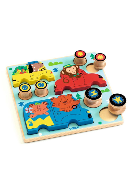 Encajable Puzz & roll Color DJECO