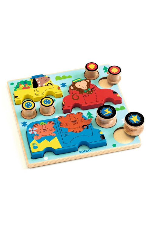 Encajable Puzz & roll Color DJECO