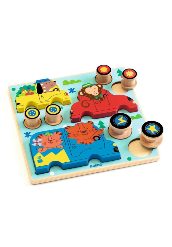 Encajable Puzz & roll Color DJECO