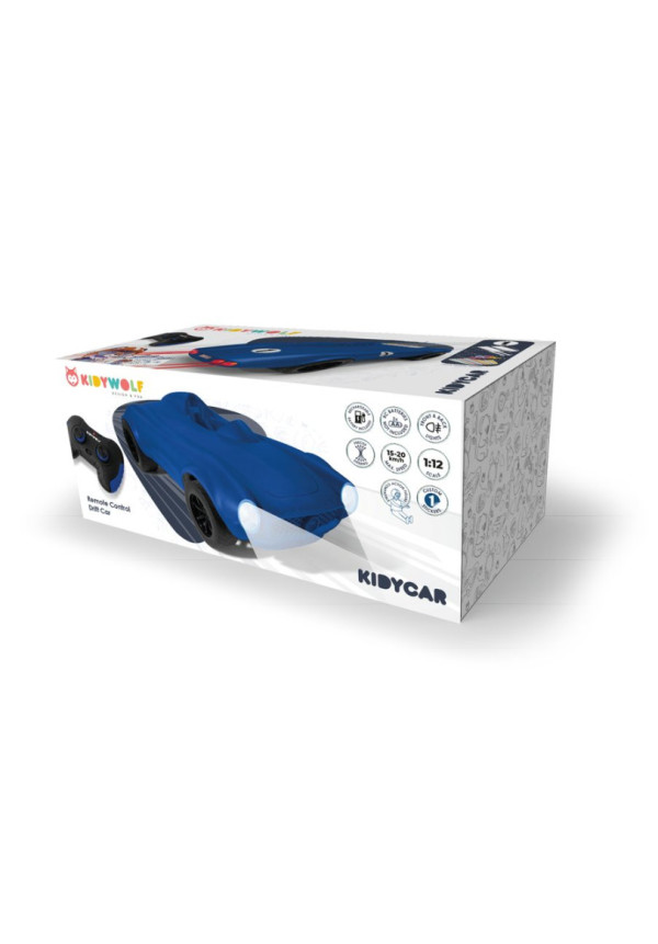 KIDYCAR coche radiocontrol azul  KIDYWOLF