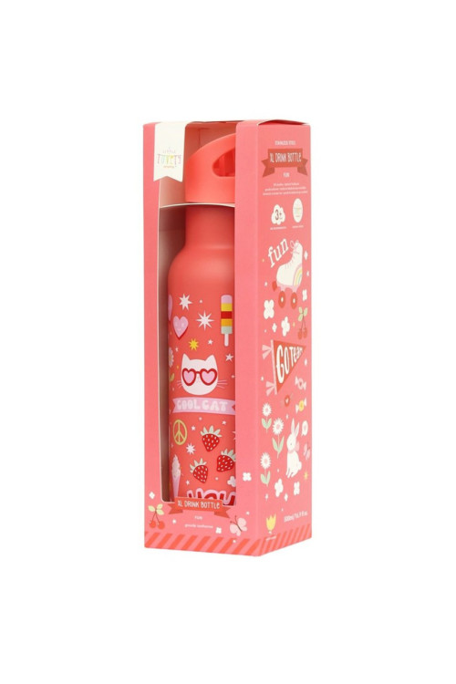 Botella acero 500ml Fun A LITTLE LOVELY COMPANY