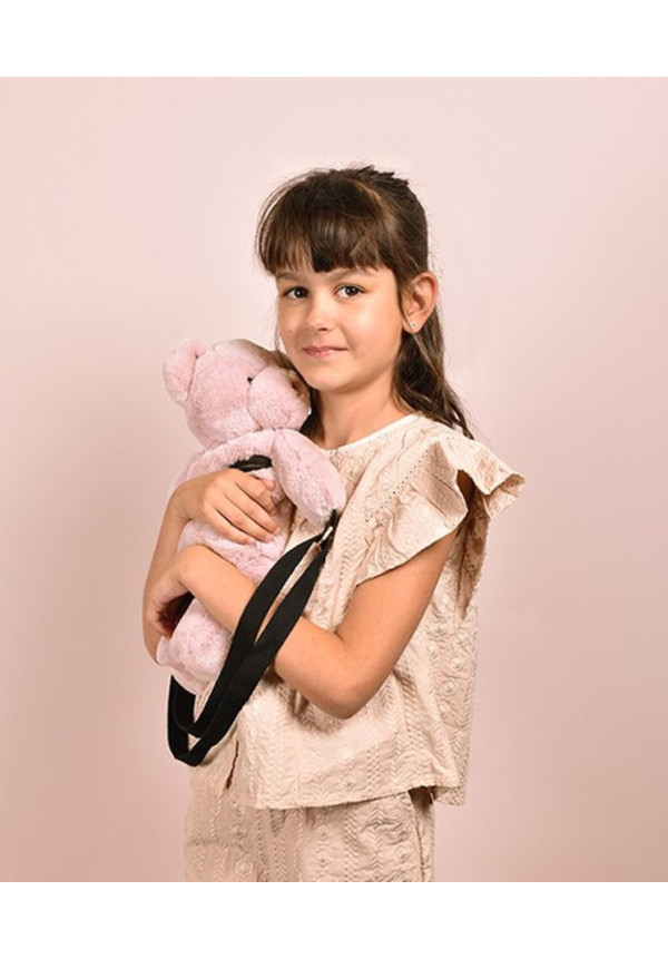 Bolsito oso rosa claro 30 cm DOUDOU ET COMPAGNIE