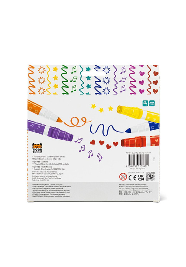 Dual Tip Stamp Markers TIGER TRIBE
