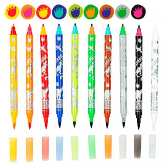 Rotuladores magicos doble punta Dino world BY DEPESCHE