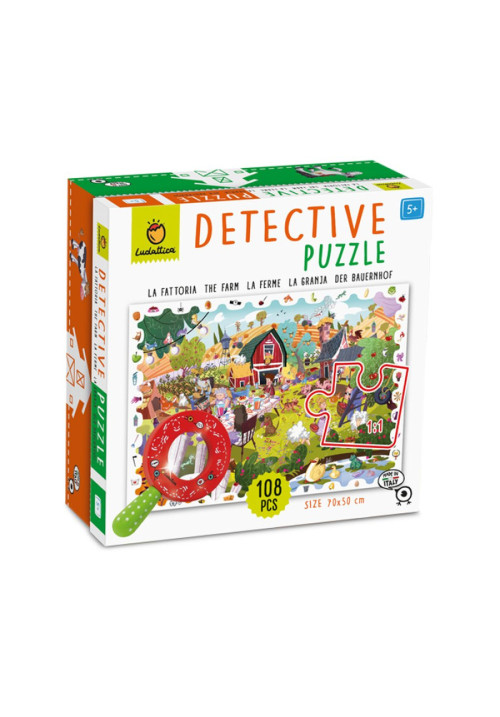 Detective puzzle en la granja LUDATTICA