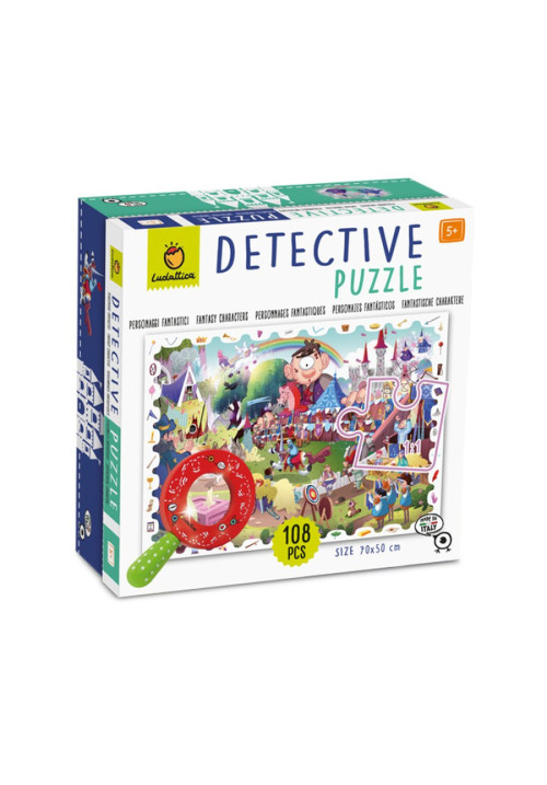 Detective puzzle personajes fantasticos  LUDATTICA