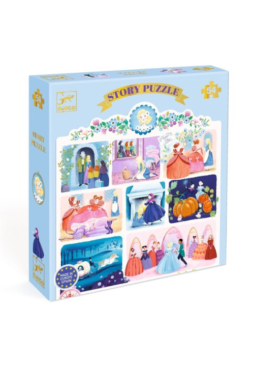 Puzzle Cuentos Cenicienta DJECO