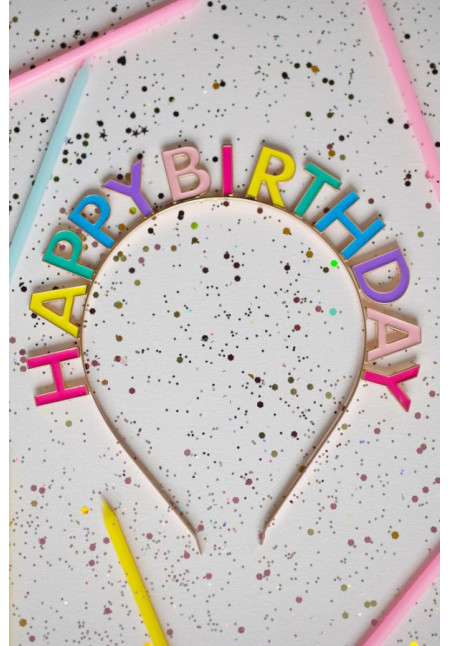 Diadema múltiple feliz cumpleaños  GREAT PRETENDERS