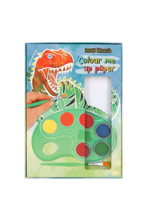 Laminas para colorear Dino World  BY DEPESCHE