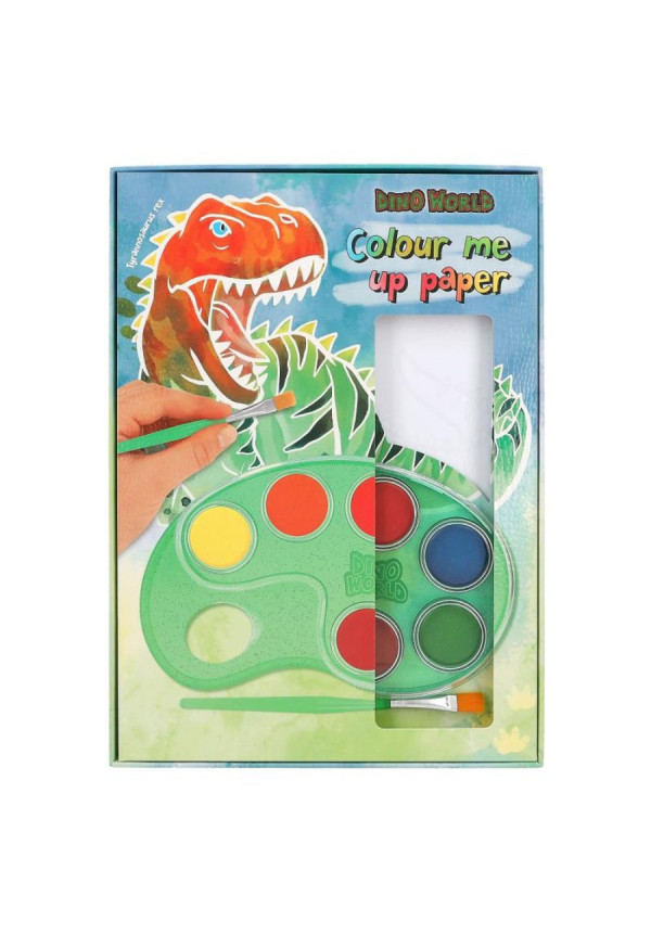 Laminas para colorear Dino World  BY DEPESCHE