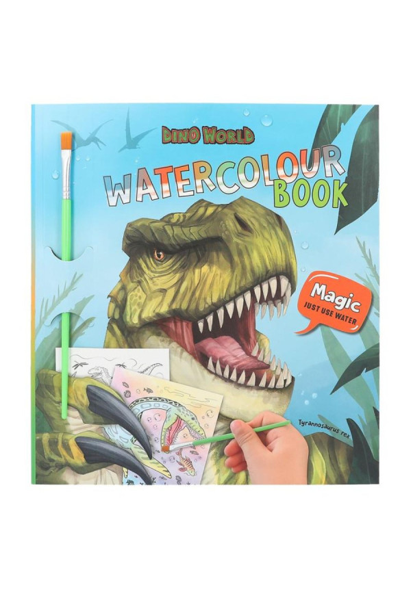 Libro de acuarelas Dino World BY DEPESCHE