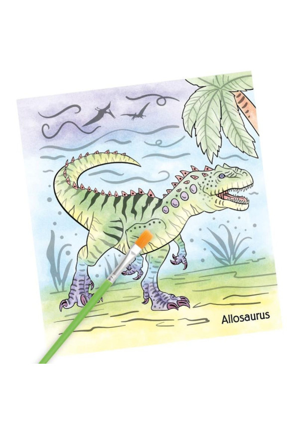Libro de acuarelas Dino World BY DEPESCHE