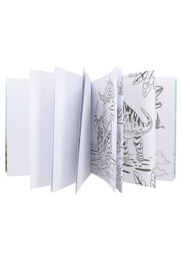 Libro de acuarelas Dino World BY DEPESCHE