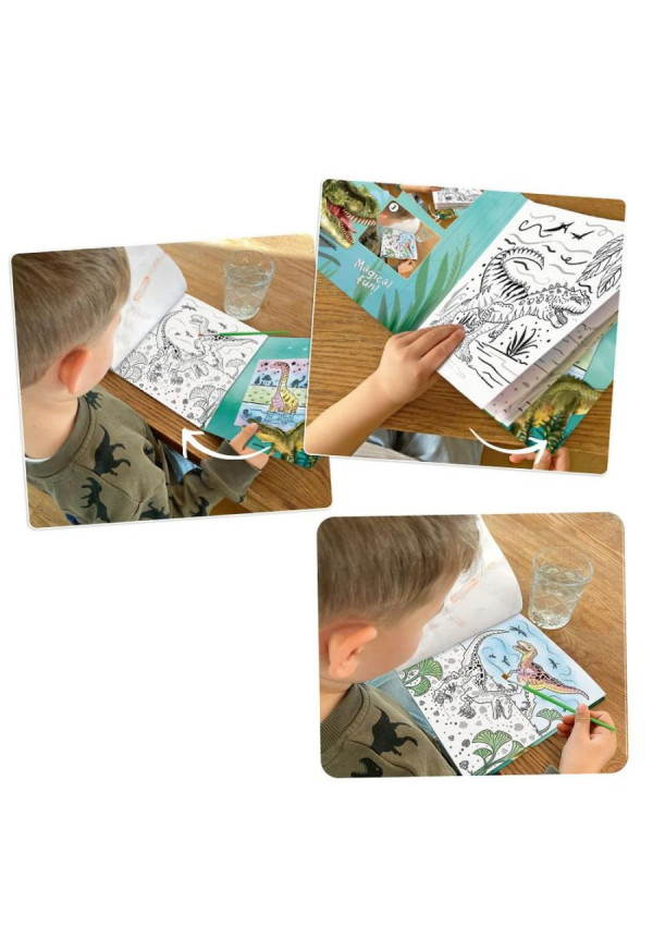Libro de acuarelas Dino World BY DEPESCHE