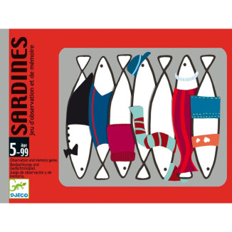 Sardines juego de cartas DJECO