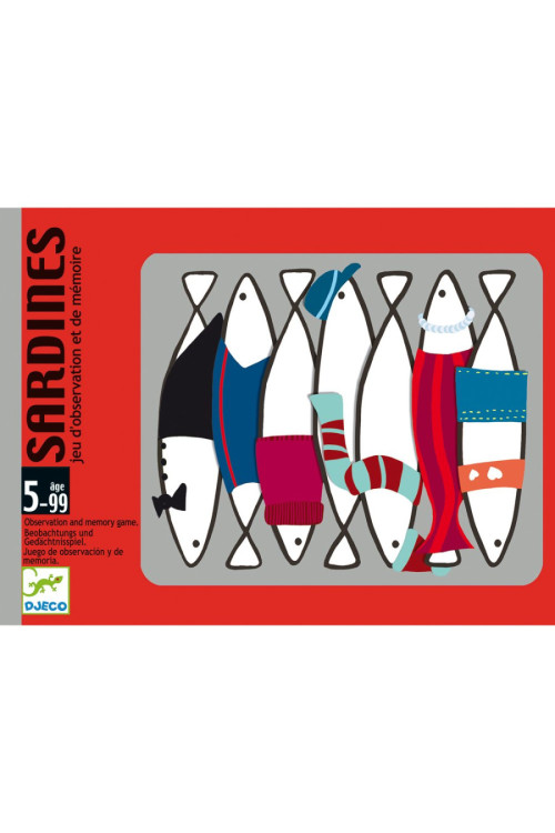 Sardines juego de cartas DJECO